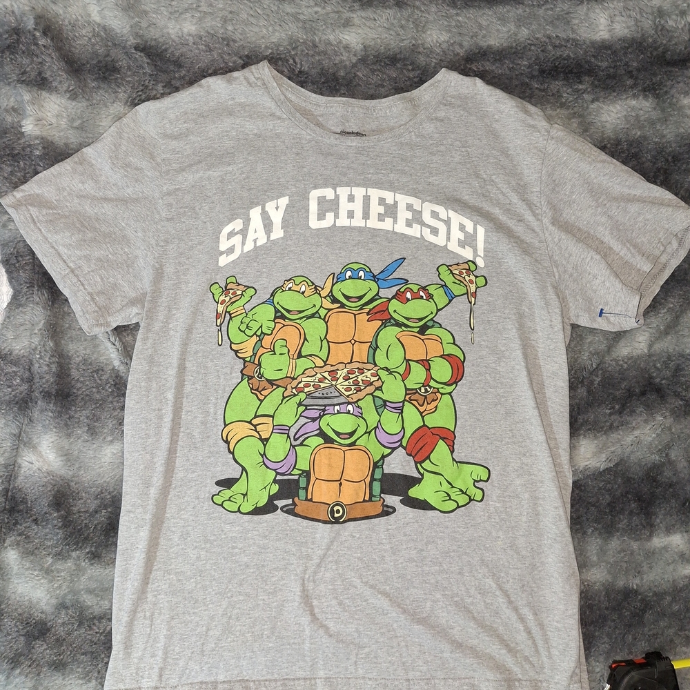 Nickelodeon Gray Ninja Turtles Tee